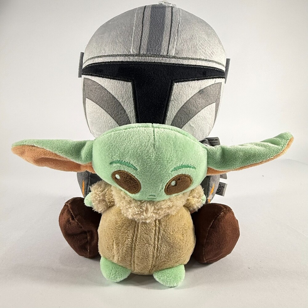 NEW Star Wars Mandalorian & Grogu Set Cuteeze Sensory Baby Toy Crinkle Feet